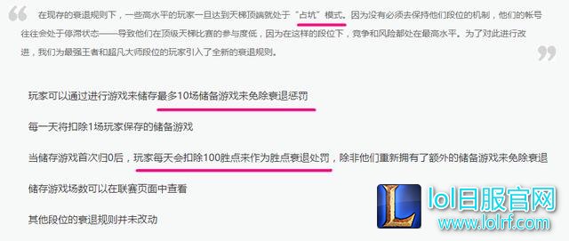 LOL排位衰退机制:演员的末日 代练的春天