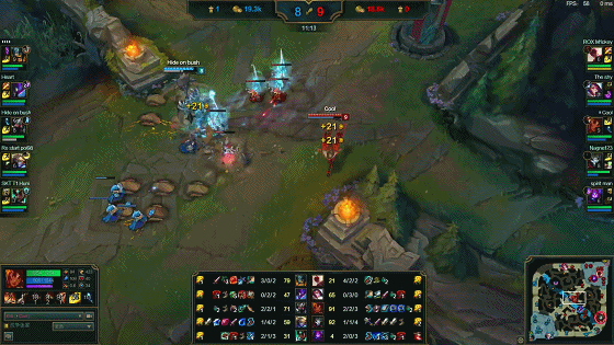 0对线faker，有单杀，演示岩雀完美开团姿势