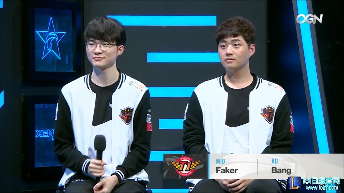Faker与Bang:KT战会为了2:0好好准备